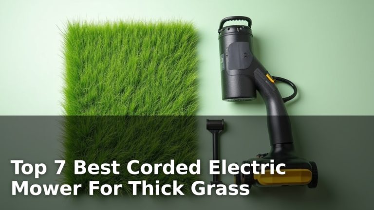 Top 7 Best Corded Electric Mower For Thick Grass