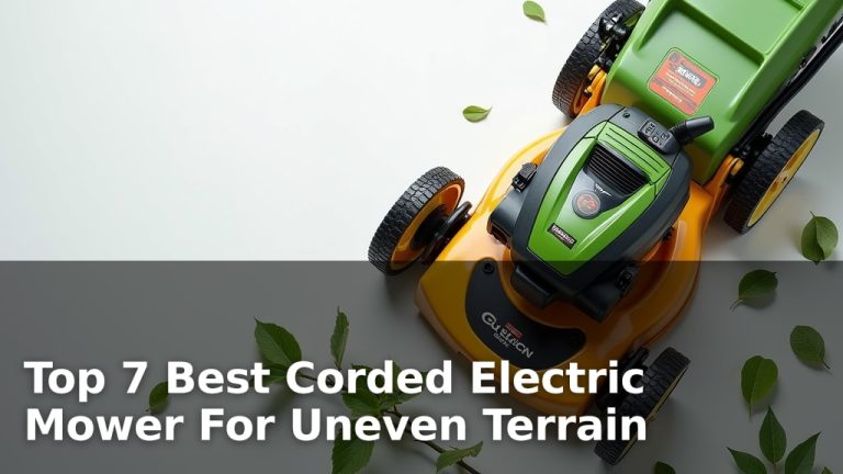 Top 7 Best Corded Electric Mower For Uneven Terrain