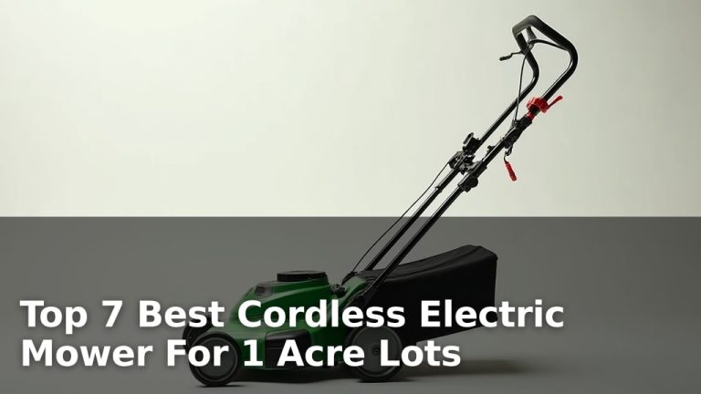 Top 7 Best Cordless Electric Mower For 1 Acre Lots