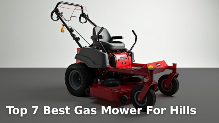 Top 7 Best Gas Mower For Hills