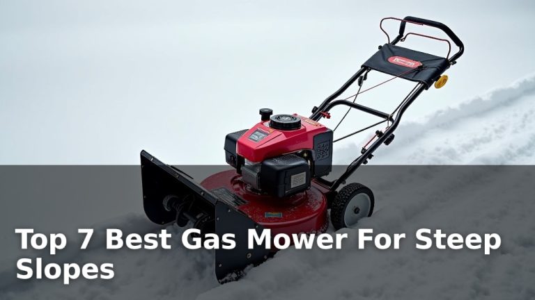 Top 7 Best Gas Mower For Steep Slopes