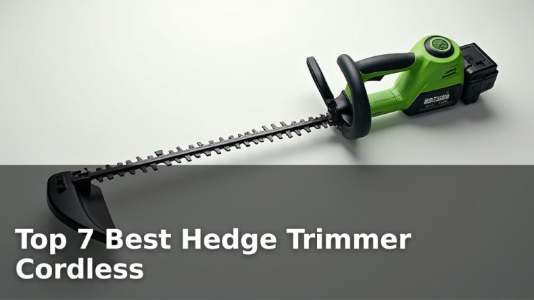 Top 7 Best Hedge Trimmer Cordless