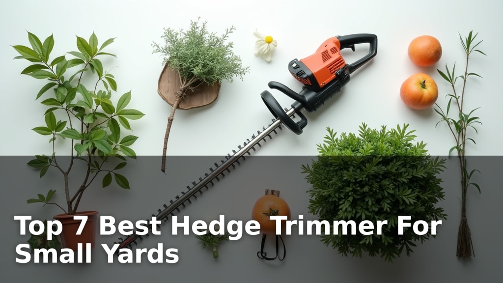 Top 7 Best Hedge Trimmer For Small Yards