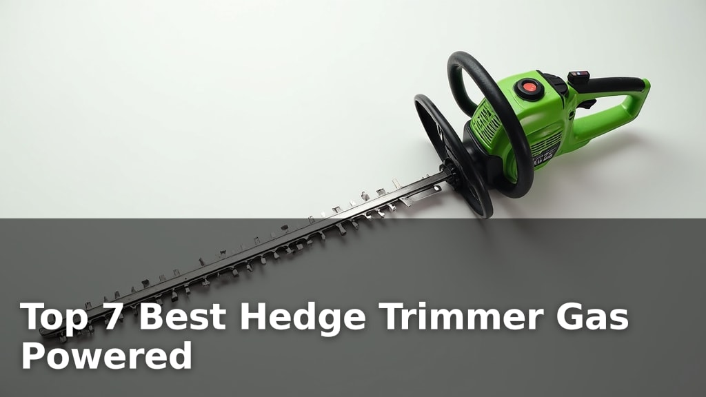 Top 7 Best Hedge Trimmer Gas Powered
