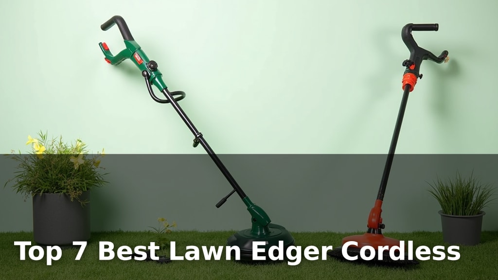 Top 7 Best Lawn Edger Cordless