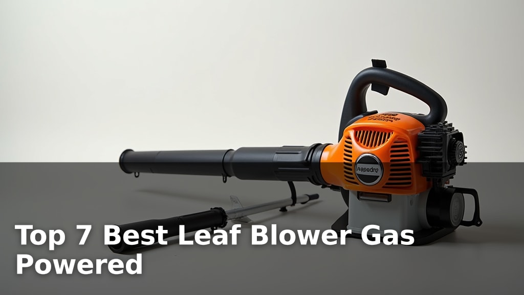 Top 7 Best Leaf Blower Gas Powered