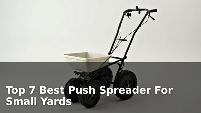 Top 7 Best Push Spreader For Small Yards
