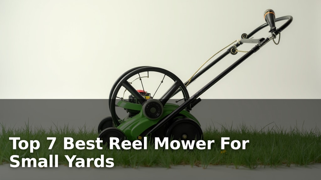 Top 7 Best Reel Mower For Small Yards