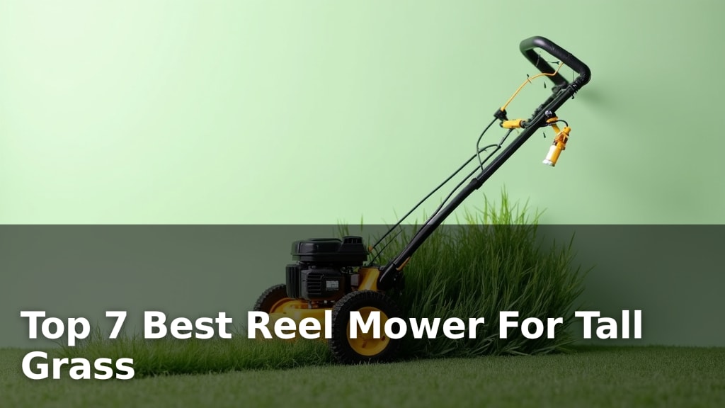 Top 7 Best Reel Mower For Tall Grass