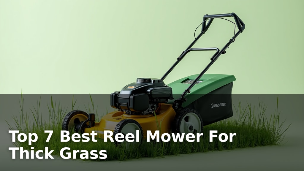Top 7 Best Reel Mower For Thick Grass