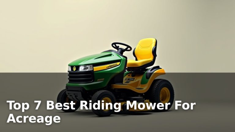 Top 7 Best Riding Mower For Acreage