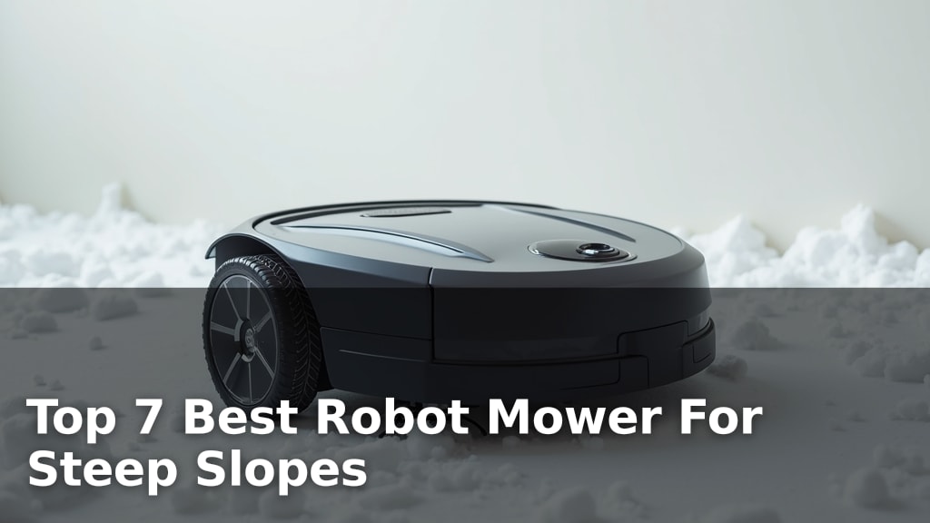 Top 7 Best Robot Mower For Steep Slopes
