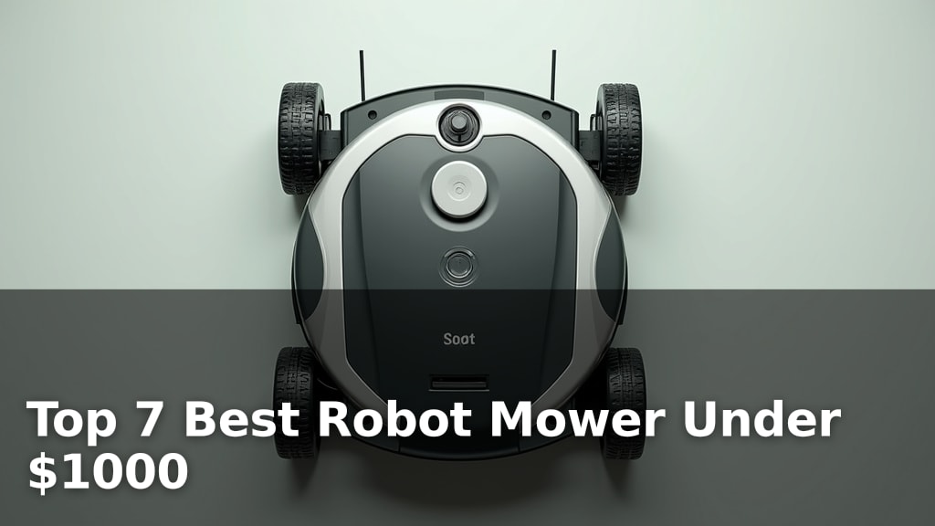 Top 7 Best Robot Mower Under $1000