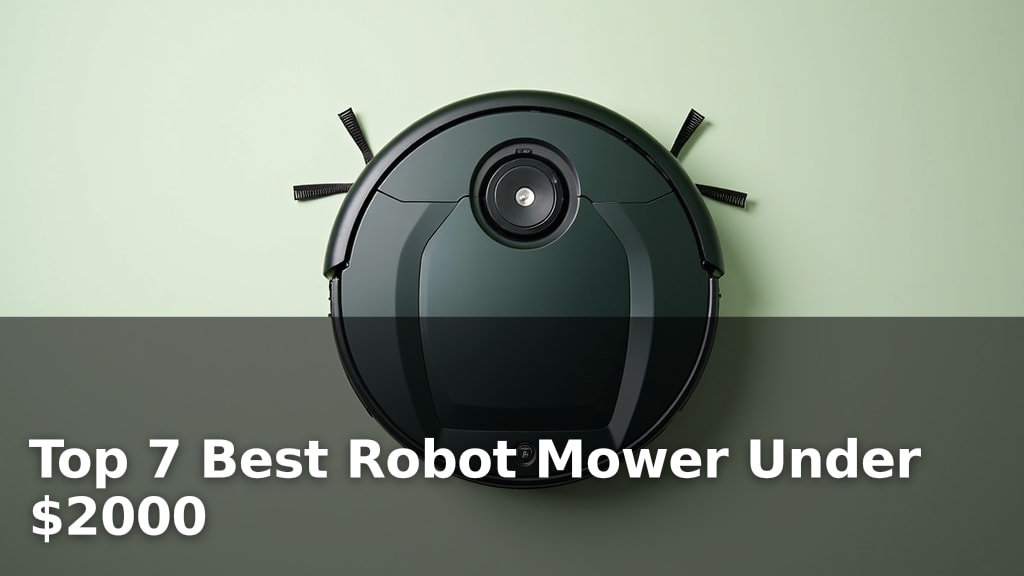 Top 7 Best Robot Mower Under $2000