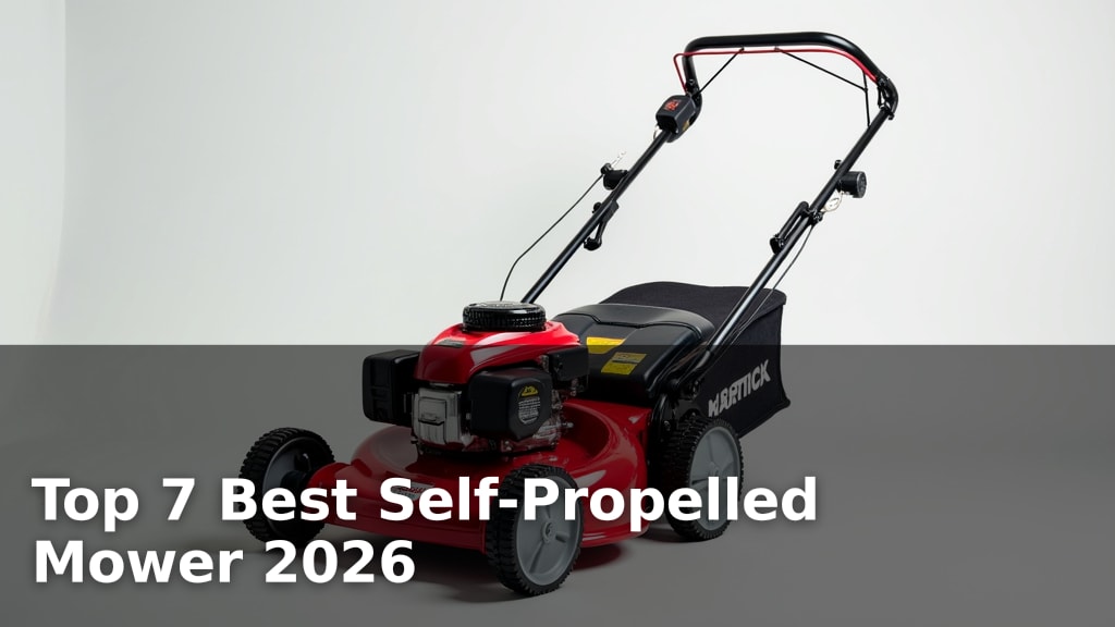 Top 7 Best Self-Propelled Mower 2026