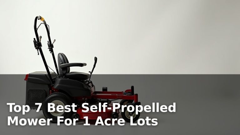 Top 7 Best Self-Propelled Mower For 1 Acre Lots