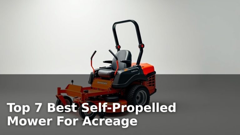Top 7 Best Self-Propelled Mower For Acreage