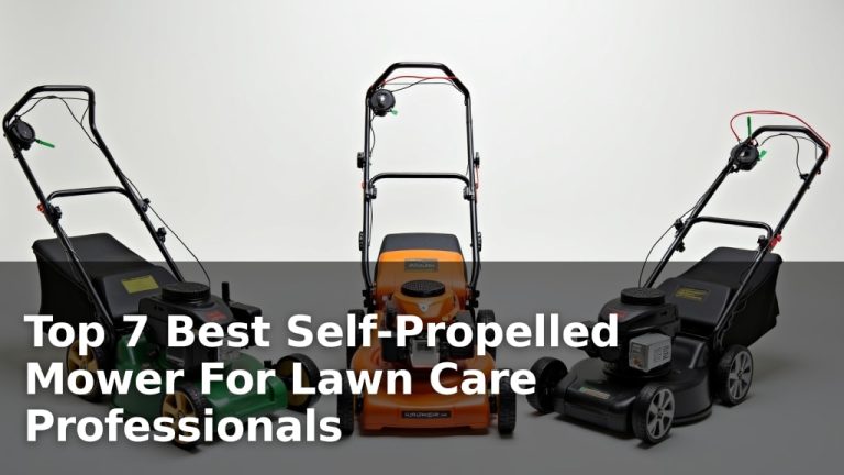 Top 7 Best Self-Propelled Mower For Lawn Care Professionals
