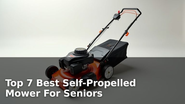 Top 7 Best Self-Propelled Mower For Seniors