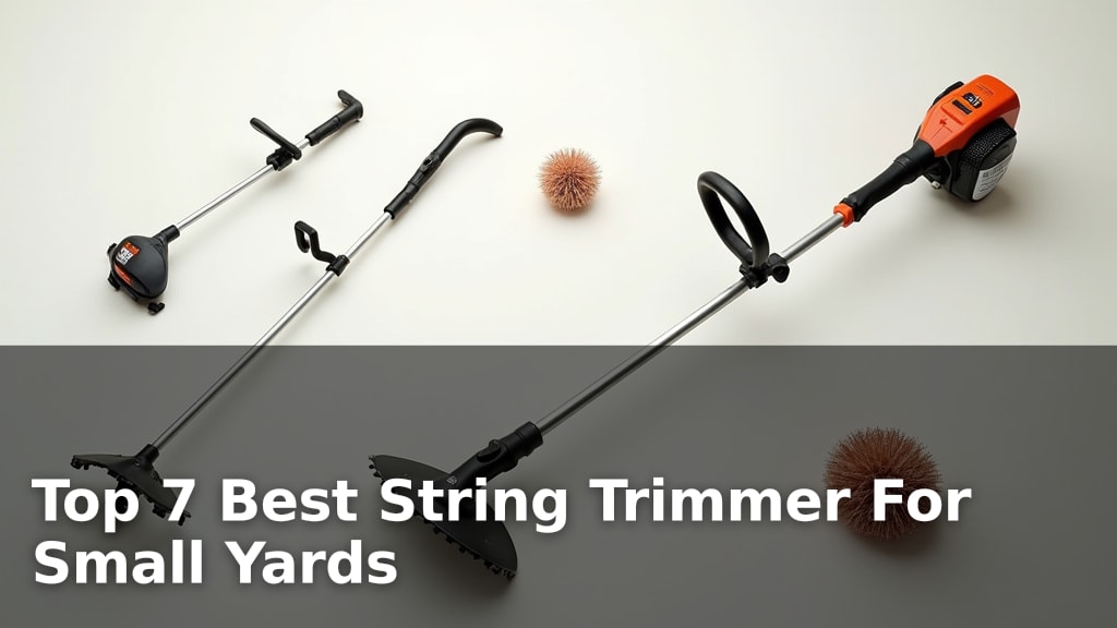 Top 7 Best String Trimmer For Small Yards