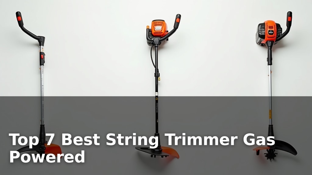 Top 7 Best String Trimmer Gas Powered