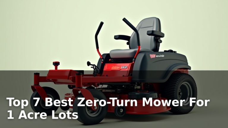 Top 7 Best Zero-Turn Mower For 1 Acre Lots