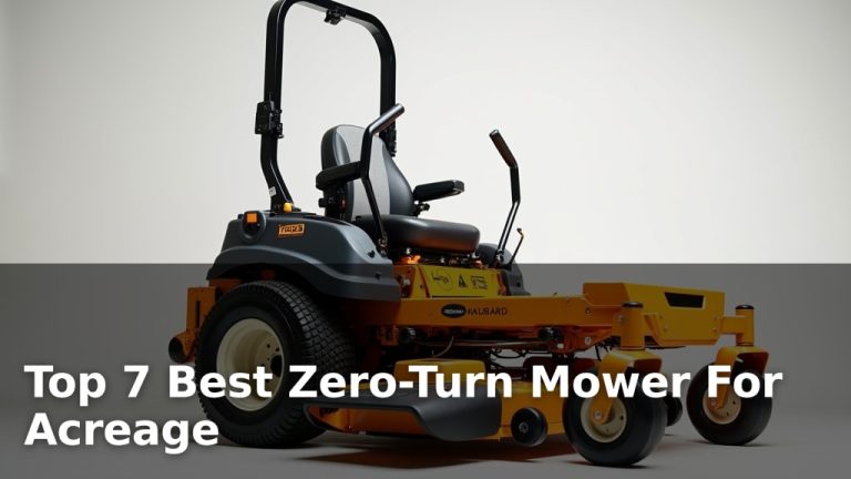 Top 7 Best Zero-Turn Mower For Acreage