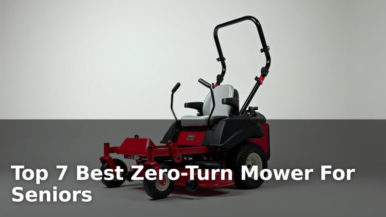 Top 7 Best Zero-Turn Mower For Seniors