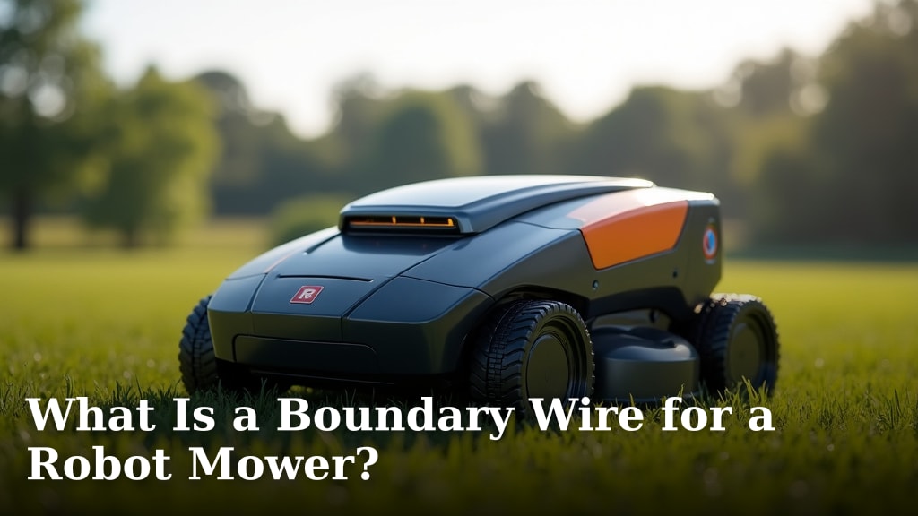 What Is a Boundary Wire for a Robot Mower?