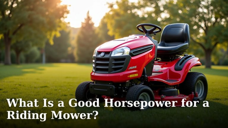 What Is a Good Horsepower for a Riding Mower?