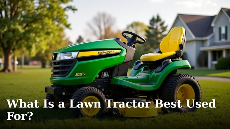 What Is a Lawn Tractor Best Used For?
