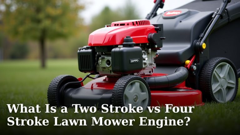 What Is a Two Stroke vs Four Stroke Lawn Mower Engine?