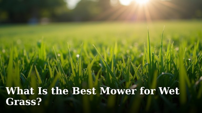 What Is the Best Mower for Wet Grass?