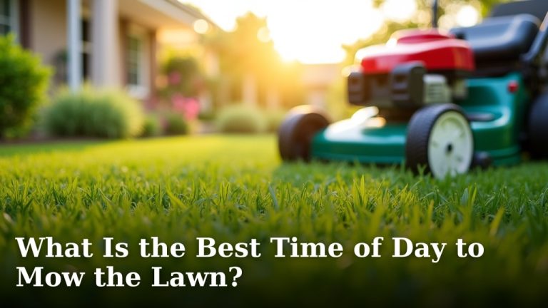 What Is the Best Time of Day to Mow the Lawn?