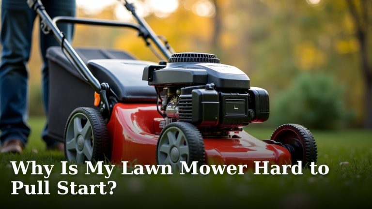 Why Is My Lawn Mower Hard to Pull Start?