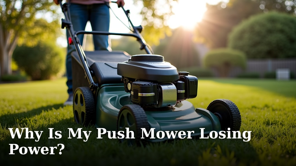 Why Is My Push Mower Losing Power?