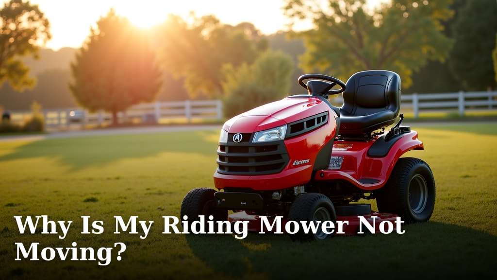 Why Is My Riding Mower Not Moving?