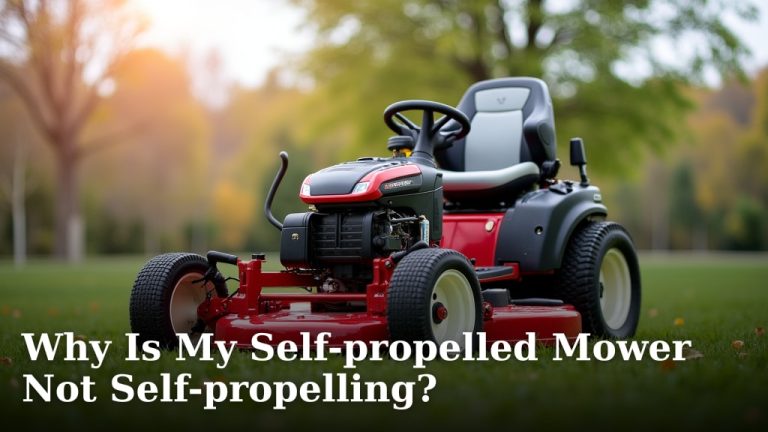 Why Is My Self-propelled Mower Not Self-propelling?
