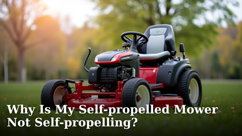 Why Is My Self-propelled Mower Not Self-propelling?