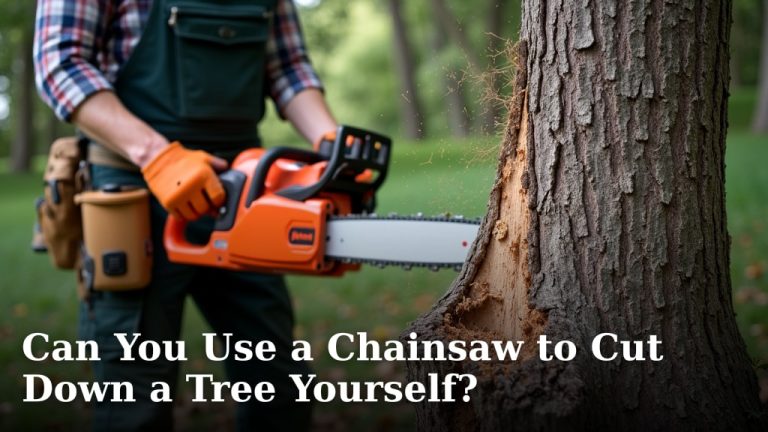 Can You Use a Chainsaw to Cut Down a Tree Yourself?