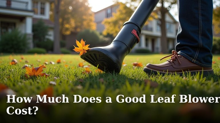 How Much Does a Good Leaf Blower Cost?