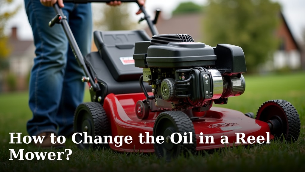 How to Change the Oil in a Reel Mower?