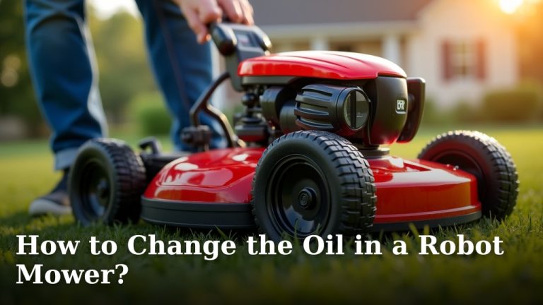 How to Change the Oil in a Robot Mower?