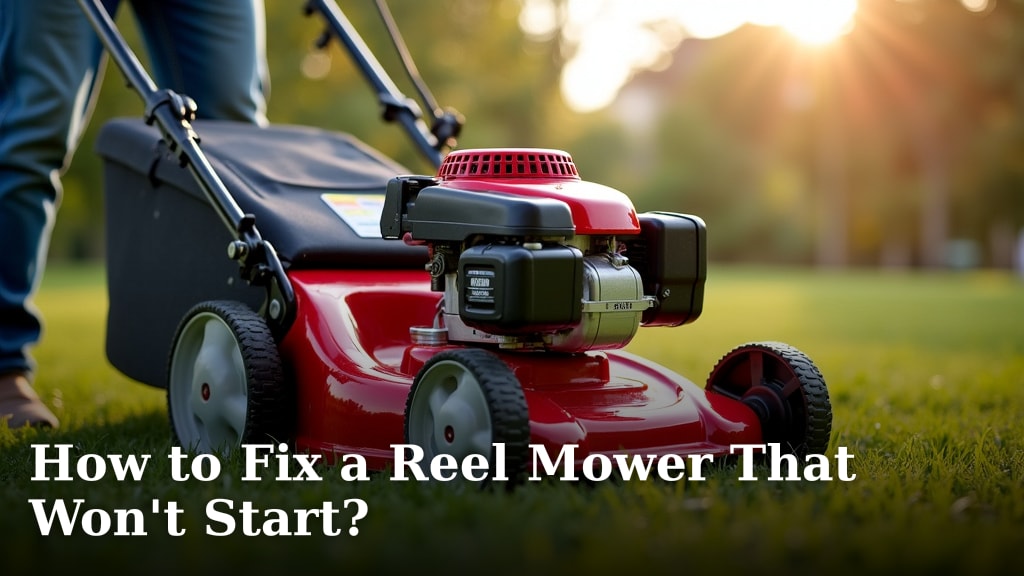 How to Fix a Reel Mower That Won’t Start?