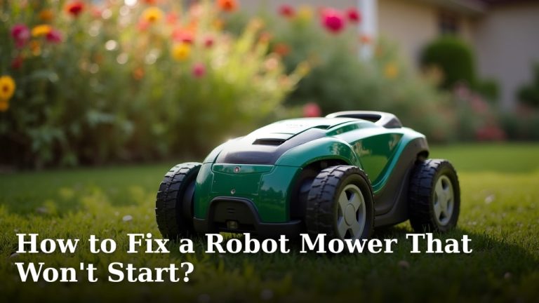 How to Fix a Robot Mower That Won't Start?