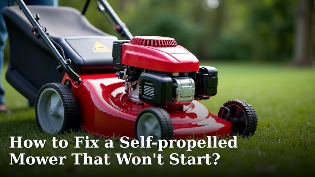 How to Fix a Self-propelled Mower That Won't Start?