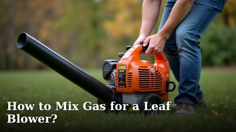How to Mix Gas for a Leaf Blower?