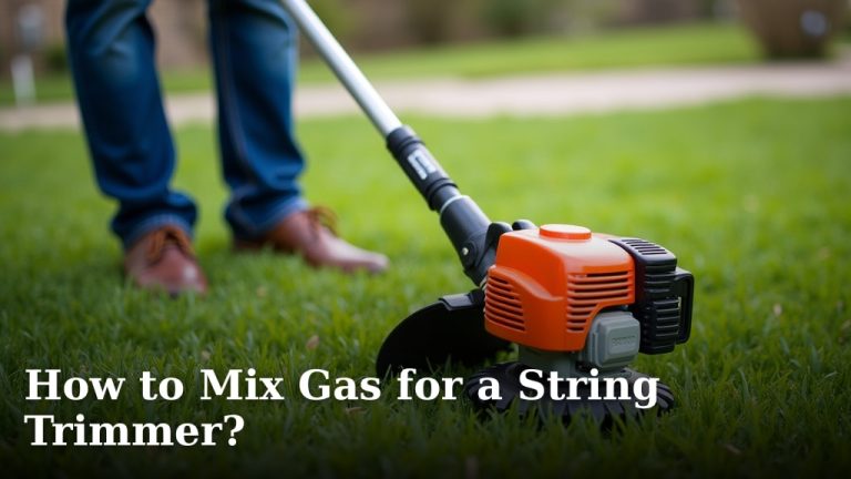 How to Mix Gas for a String Trimmer?