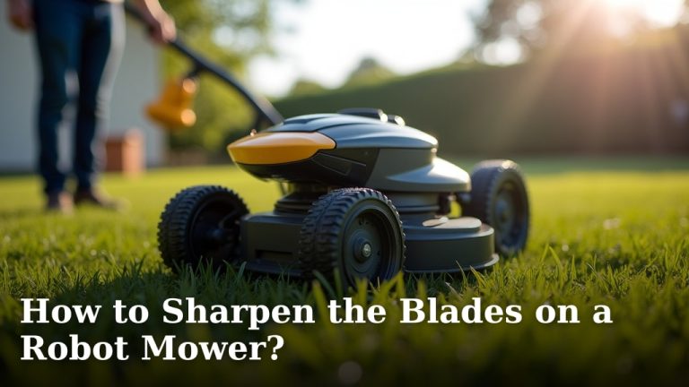 How to Sharpen the Blades on a Robot Mower?