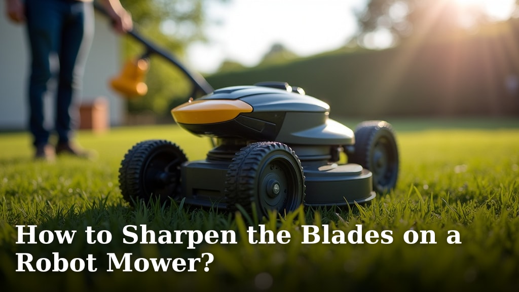 How to Sharpen the Blades on a Robot Mower?